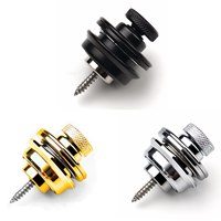 Guitar Strap Lock 1 PCS Heavy Duty Metal Button Security Straplock for Electric Acoustic Guitar Bass Ukulele