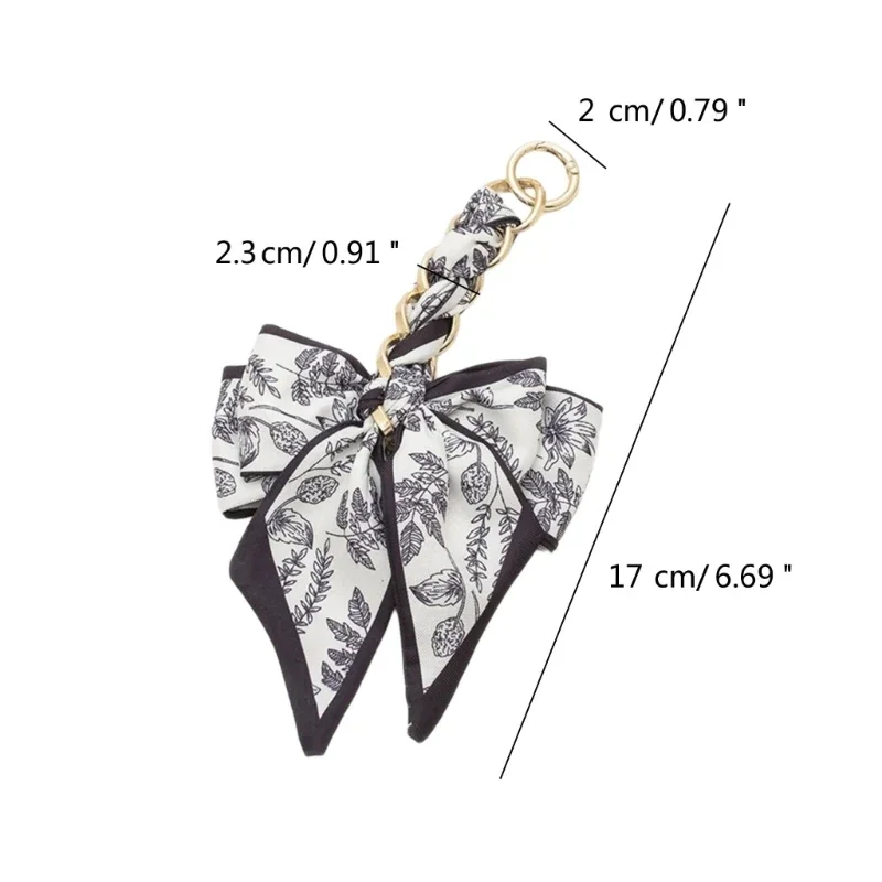 Stylish Bow Bag Chain with Adjustable Length Bowknot Extension Chain for Handbags and Clutches Handbag Accessories