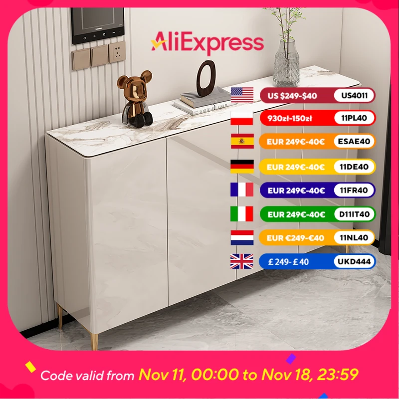 

Modern Wooden Shoe Cabinet Cupboard Italian Style Entryway Salon Shoe Rack Living Room Organizer Zapatera Organizador Furniture