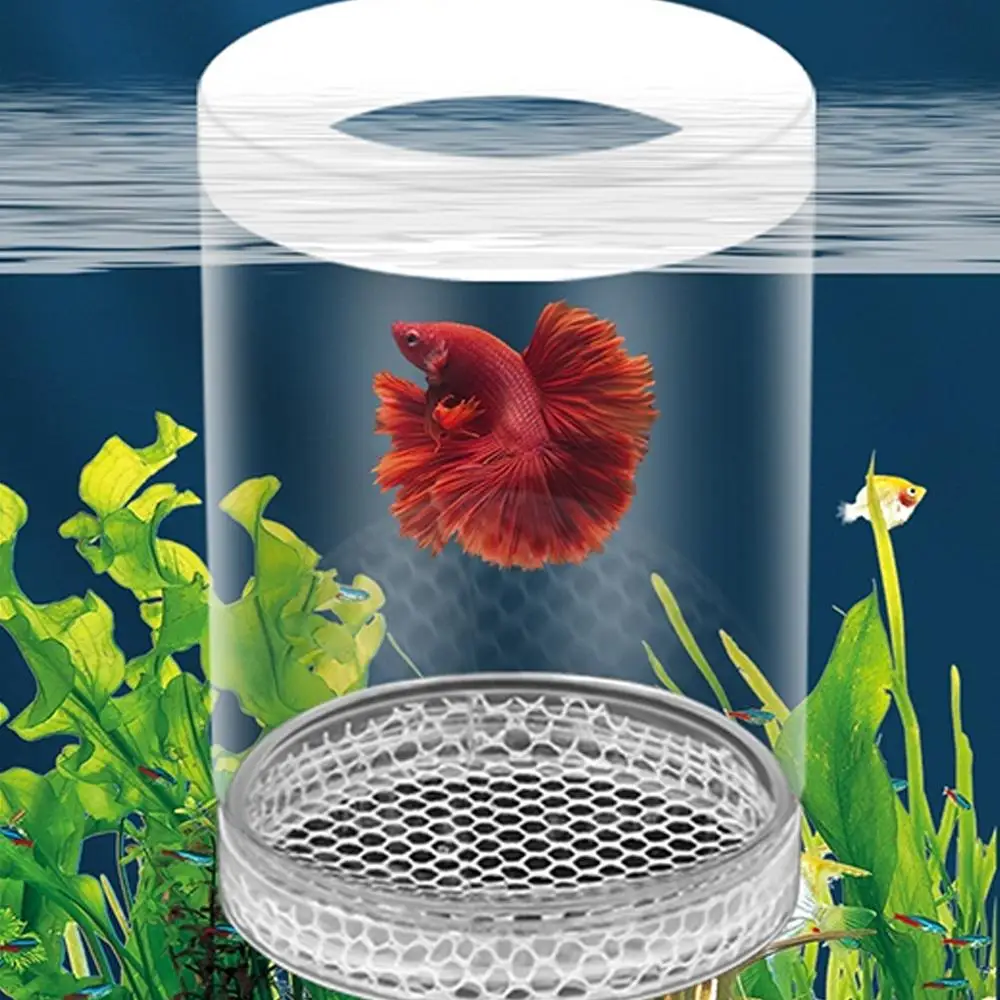 Plastic Floating Fish Breeding Isolation Box For Guppy Fish Breeding Isolation Box Aquarium Hatchery Accessory G4H7