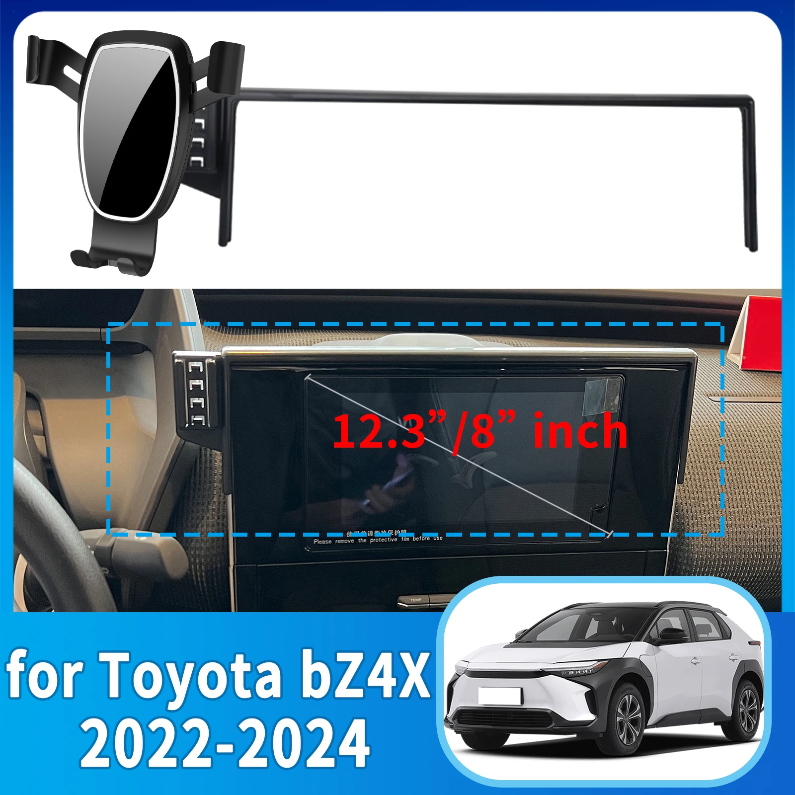 

fit for Toyota bZ4X 2022 2023 2024 ​​Anti-Shake Screen Base Phone Holder Mount Stand ​​ Dedicated Car​​ accessoires