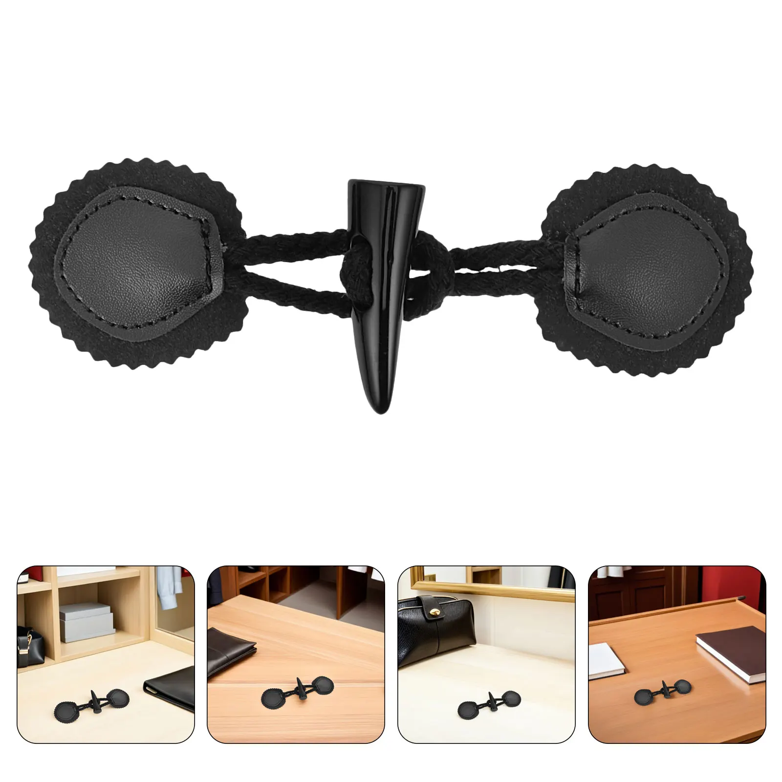 

Toggle Buttons For Coats Windbreaker Knitwear Sew-On Toggles Resin Horn Button Vintage Style Durable Winter Jacket Diy