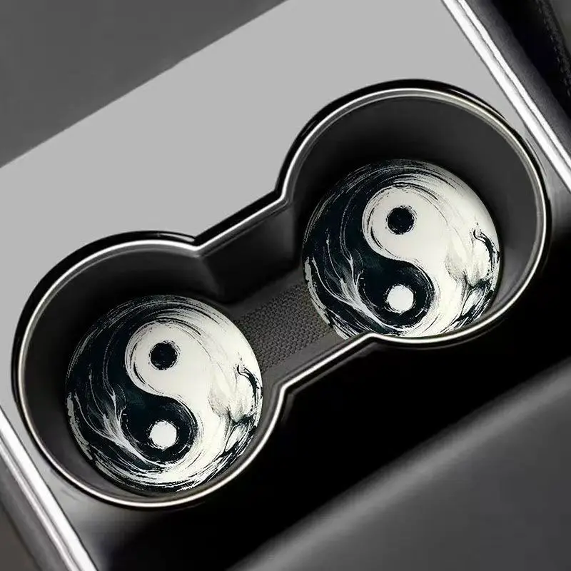 

2-piece Anti Slip Mat, Car Coaster, Durable Car Cup Holder, Coaster, Universal, Dust-proof Auto Interior Anti-skid Cup Holders