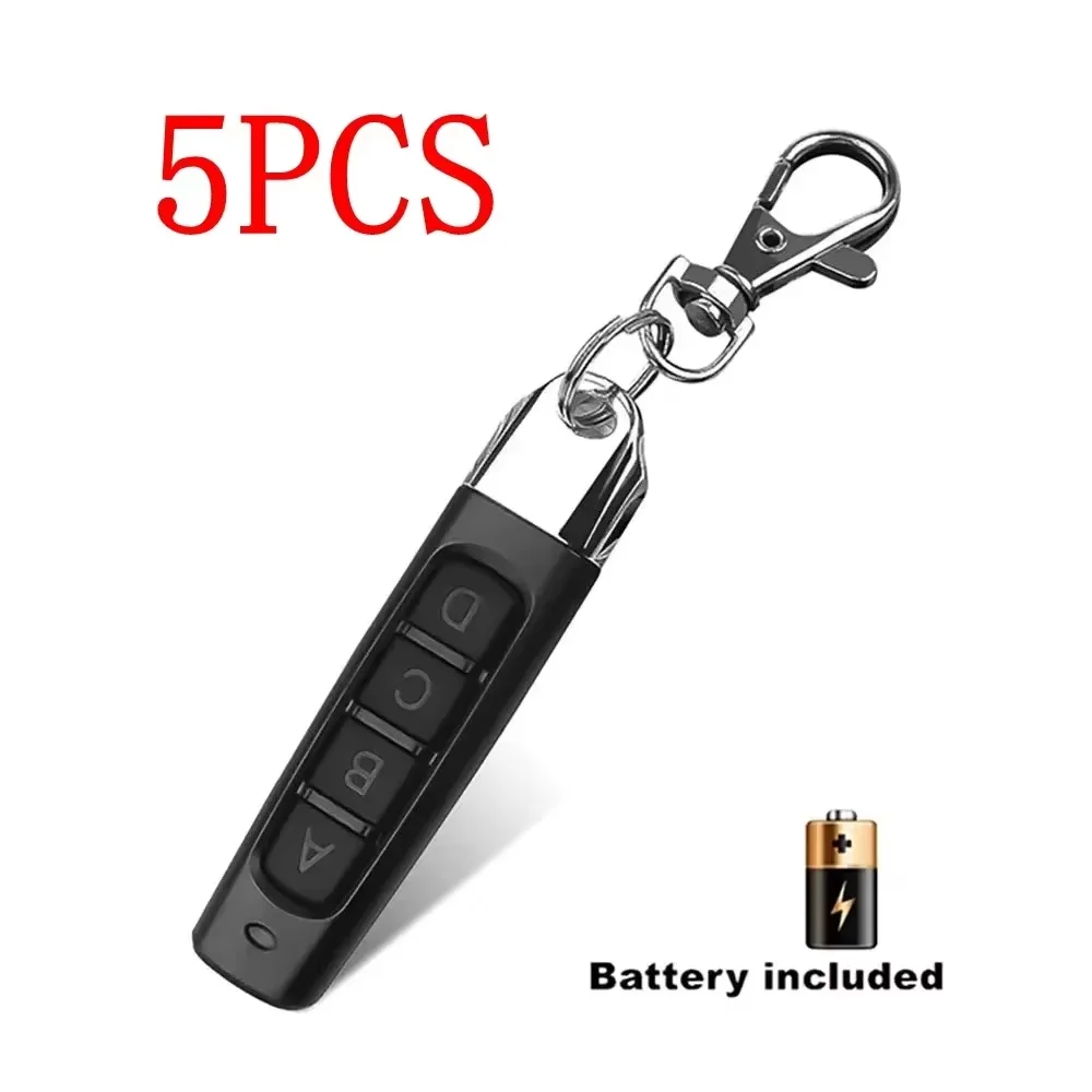 433MHz Funkfernbedienung für Garagentore, Vier Tasten, Farbig, Kompaktes Format, Kopierbare Drahtlose Fernbedienung, Daumen-Garagentor-Kopierfernbedienung