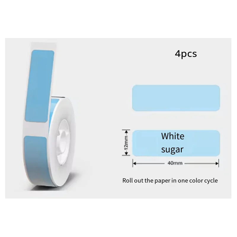 AED7-P15 Label Printer Sticker Label Tape Thermal Printer Paper 160Pcs/Roll For Phomemo D30 Marklife P12 P11 Labelle