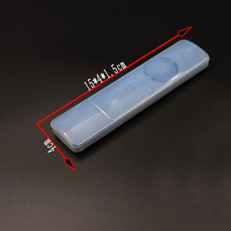 1Pcs Transparent Soft Silicone Shock-resistant Wear-resisting Case Dustproof Protector Remote Control Cover for Xiaomi Mi TV 4A