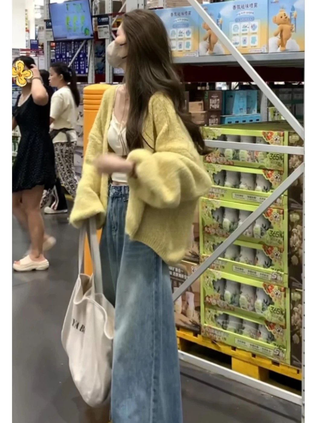 

Yellow Lantern Sve Sweater Cardigan Women's Thiened Loose Lazy Sle Knitted Outerwear Autumn Winter V-ne Long Sve