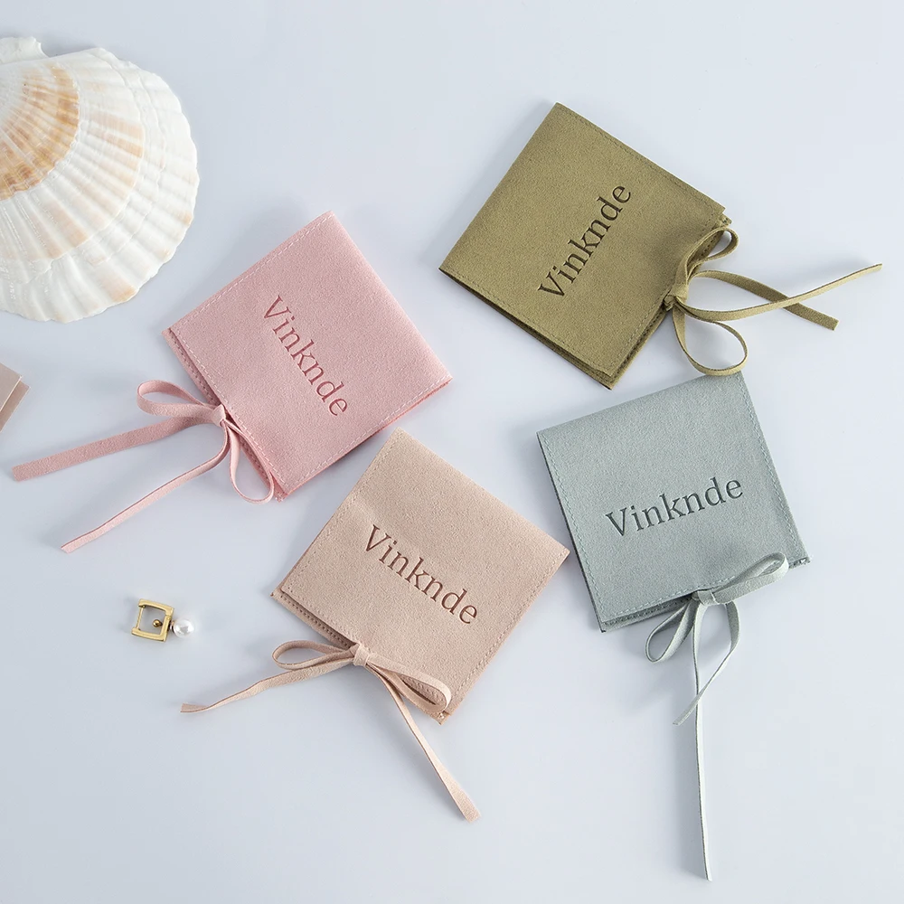 100шт пользовательский логотип микрофибра бархат ювелирные изделия подарочный пакет рождественские свадебные сувениры для гостей оптом конфеты органайзер сумка кольца серьги браслет упаковка сумка для хранения