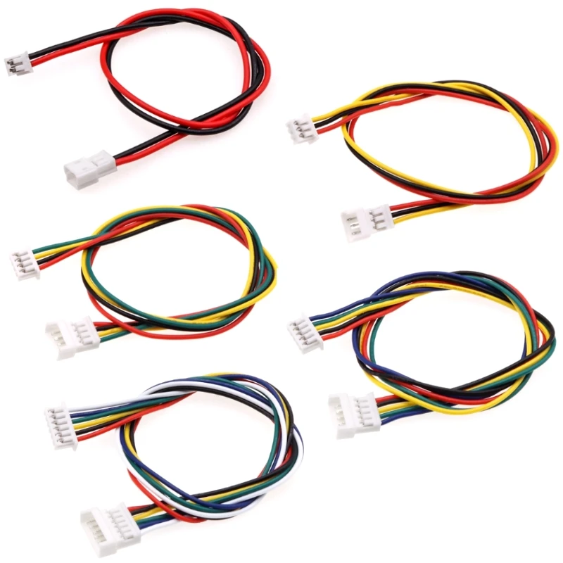 5Pcs/lot JST ZH1.5 Female To Male Adapter Conversion Line Connector with 200mm Extension Cable 20cm 2P 3P 4P 5P 6P