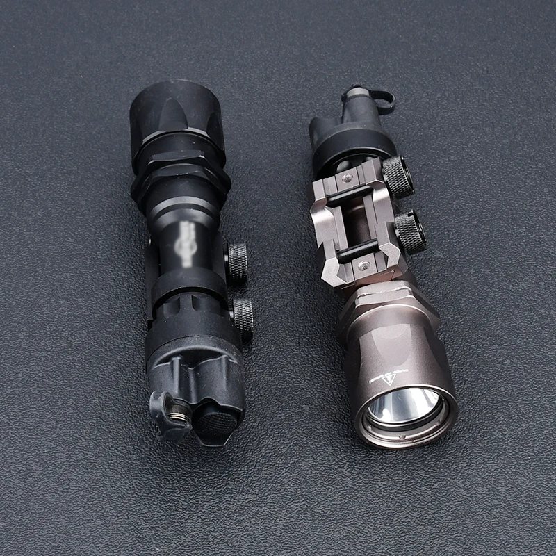 WADSN M951 Flashlight Surefir Mark LED Scout Light Dual Function Rear Switch Fit 20mm Picatinny Rail Outdoor Hunting Weapon Lamp