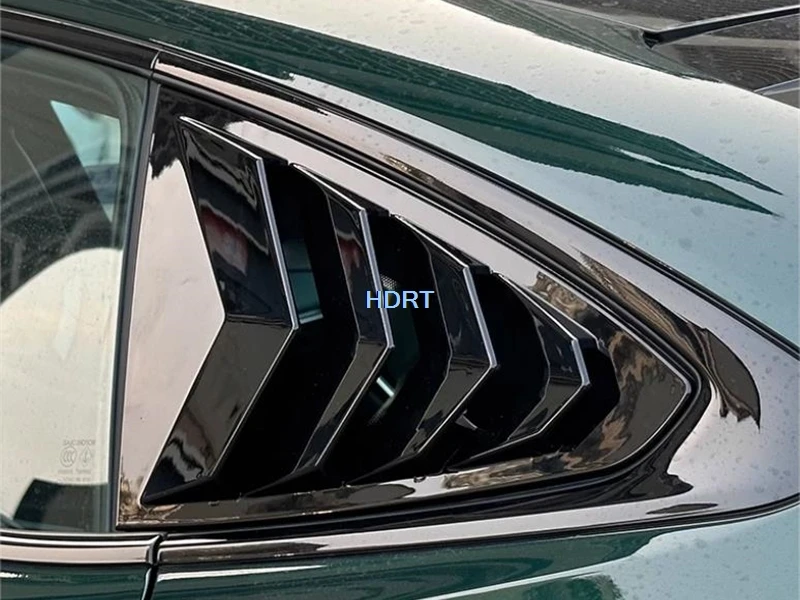 Estilo do carro janela traseira persiana guarnição de vidro triangular obturador cego capa para mg 7 mg7 2023 + protetor acessórios decoração