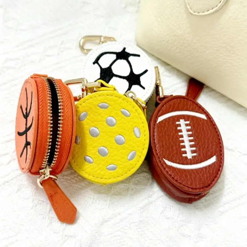 Small Ball Design Coin Purse Headphone Pouch Ideal for Gym and Outdoor Activities view 3