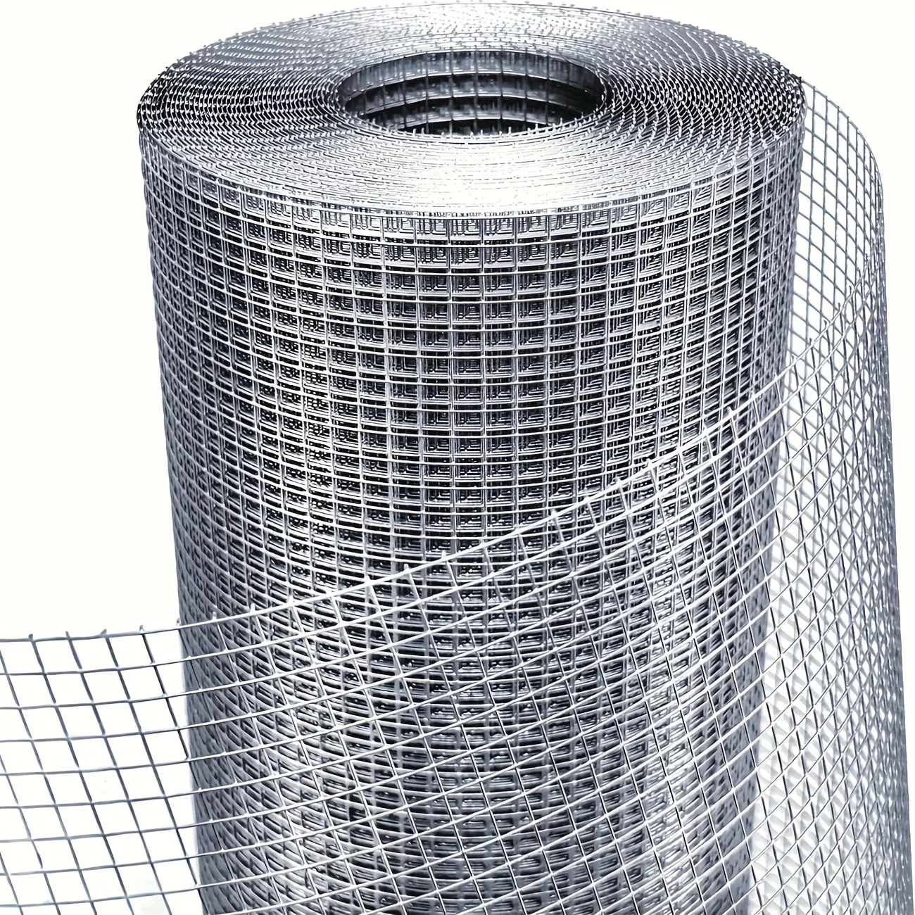 Welded Mesh Garden Fence, Chicken Wire Netting, Welded Fencing for Gardens and Poultry, Galvanized Electric Welding Wire Roll