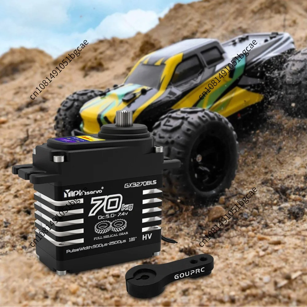 

70KG Brushless Servos 7.4V High Torque Servos Metal Gear Steering Servos for 1/8 1/10 1/12 RC Truck Car Crawler Boat Robot