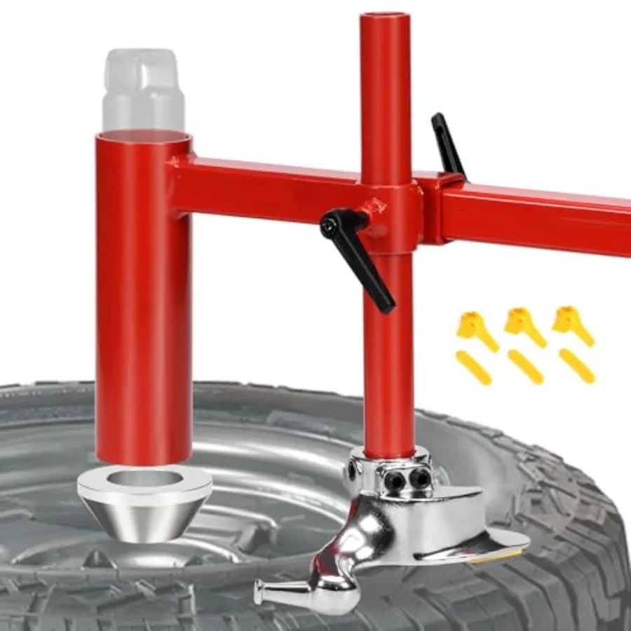 

Upgraded Manual Tire Changer Duck Head Kit with Centering Cone Cast Steel Duck Head Tire Removal and Mounting Tool Fits Most Ca