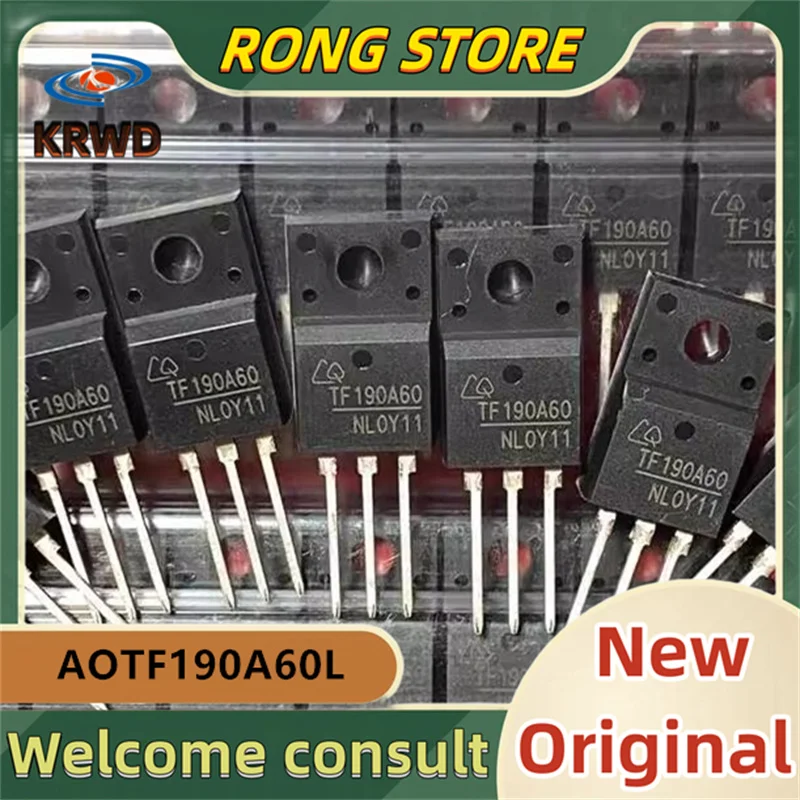 10pcs TF190A60 New and Original AOTF190A60L TO-220F