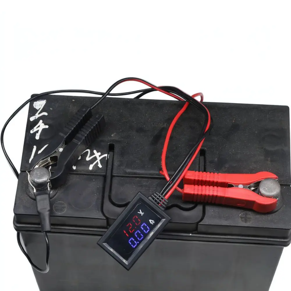 Portable OBD Diagnostic Scanner Car Leakage Tester Digital LED Display Current Voltage Gauge Automotive Repair Tool