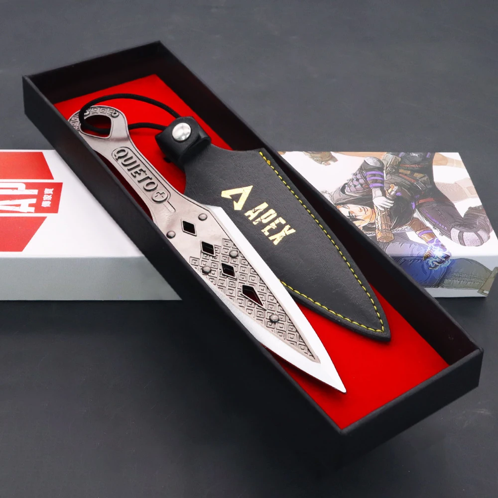 22cm Apex Legends Heirloom Evil Spirit Wraith Gift Box Edition Alloy Knife Katana Swords Weapon Toys Boy Swords Real Steel Gifts