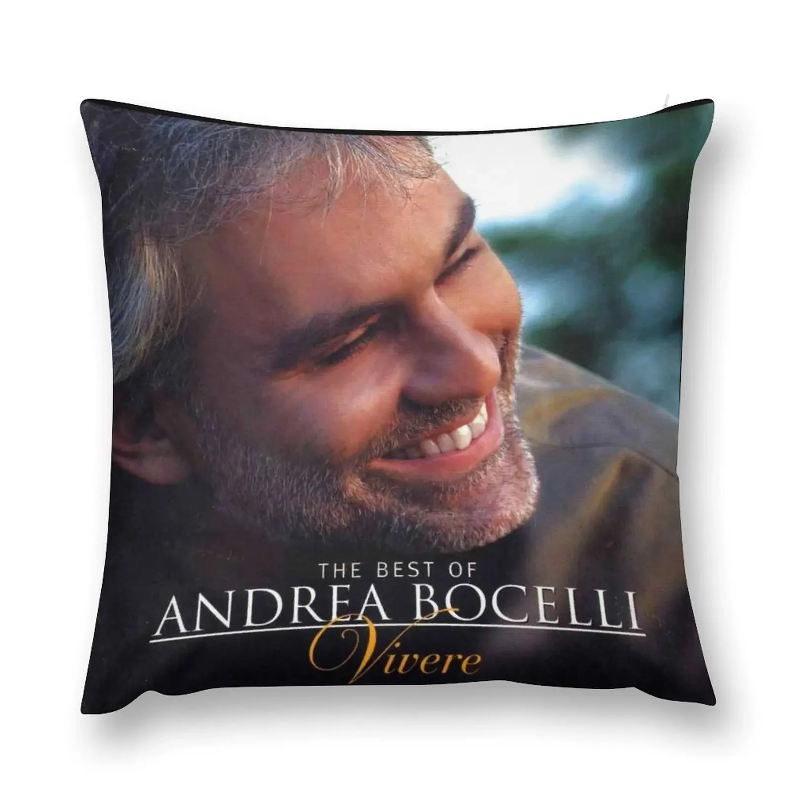 The Best of Andrea Bocelli Vivere Throw Pillow Cusions Cover christmas ornaments 2025 Decorative pillowcase pillow