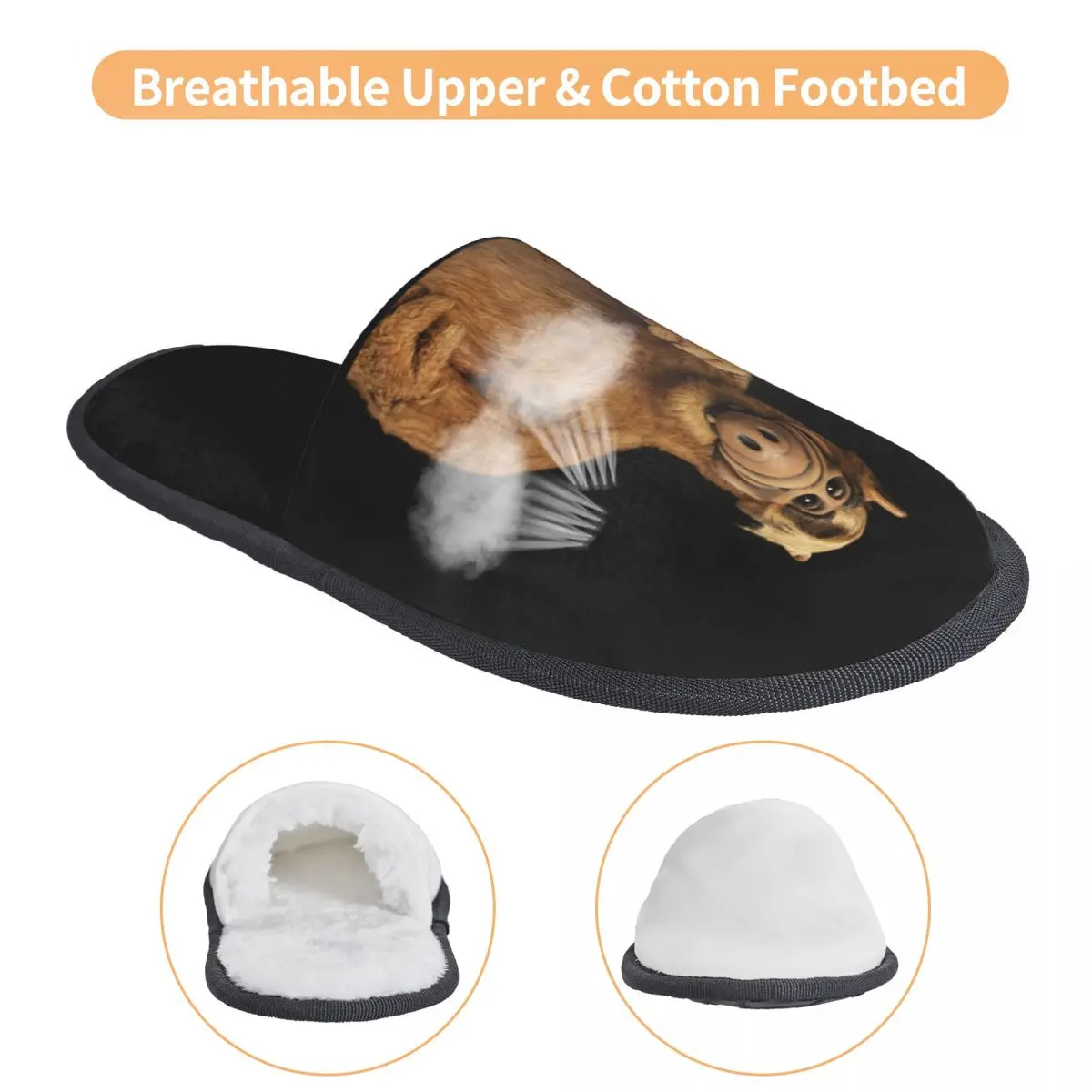 مخصص ألف الإبهام حتى لينة رغوة الذاكرة شبشب منزل النساء الغريبة شكل الحياة الخيال العلمي برنامج تلفزيوني مريح دافئ المضادة للانزلاق وحيد النعال