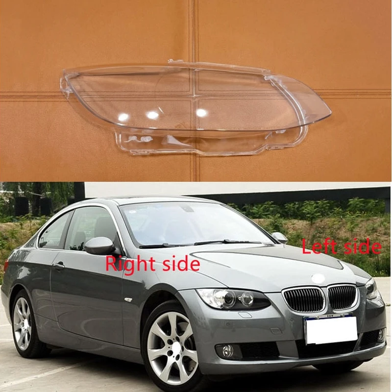 

For BMW 3 Series Coupe Convertible M3 E92 E93 2006 2007 2008 2009 Headlamp Cover Car Replacement Front Auto Shell Cover