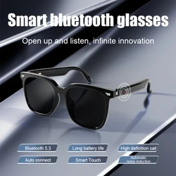 SZTZX Smart Sunglasses GS01 Wireless Bluetooth IPX4 Waterproof Outdoor Sport Hands-Free Call Music Headphone Anti-Blue Eyeglasse