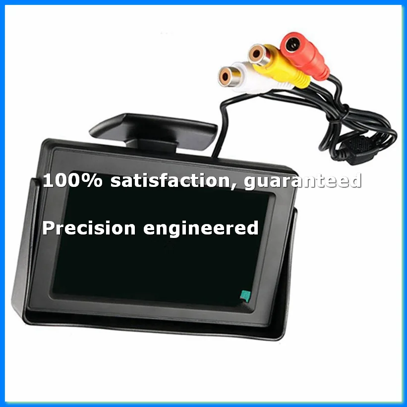 Rear View Camera Wide Degree 4.3inch TFT LCD Display or Monitor Waterproof Night Vision Reversing Backup, Monitor-A23R