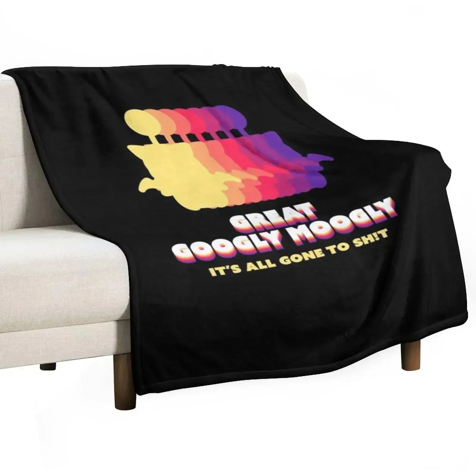 

Great Googly Moogly FFXIV FF14 MMO Throw Blanket Softest Thermal Blankets