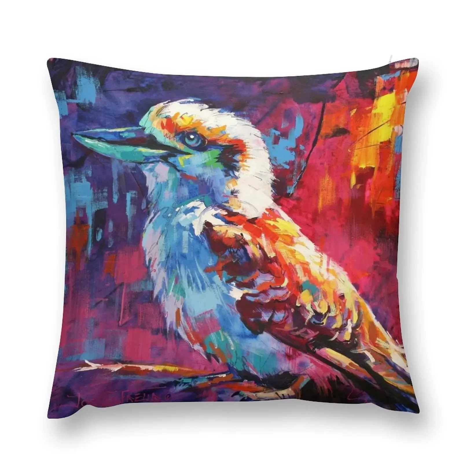 Kookaburra sits in the old gum tree... Throw Pillow Decorative Cushion anime girl Anime Luxury Pillow Cover pillow