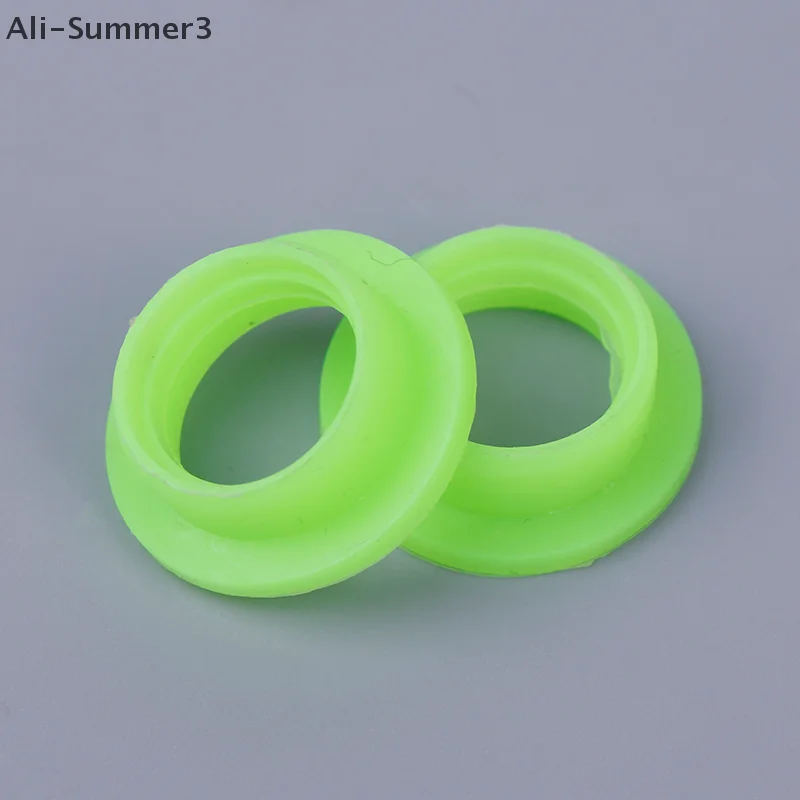 2 قطعة 1/8 مقياس RC نيترو المحرك الخلفي العادم المنوع طوقا سيليكون المطاط حلقة S016 العادم الأنابيب طوقا