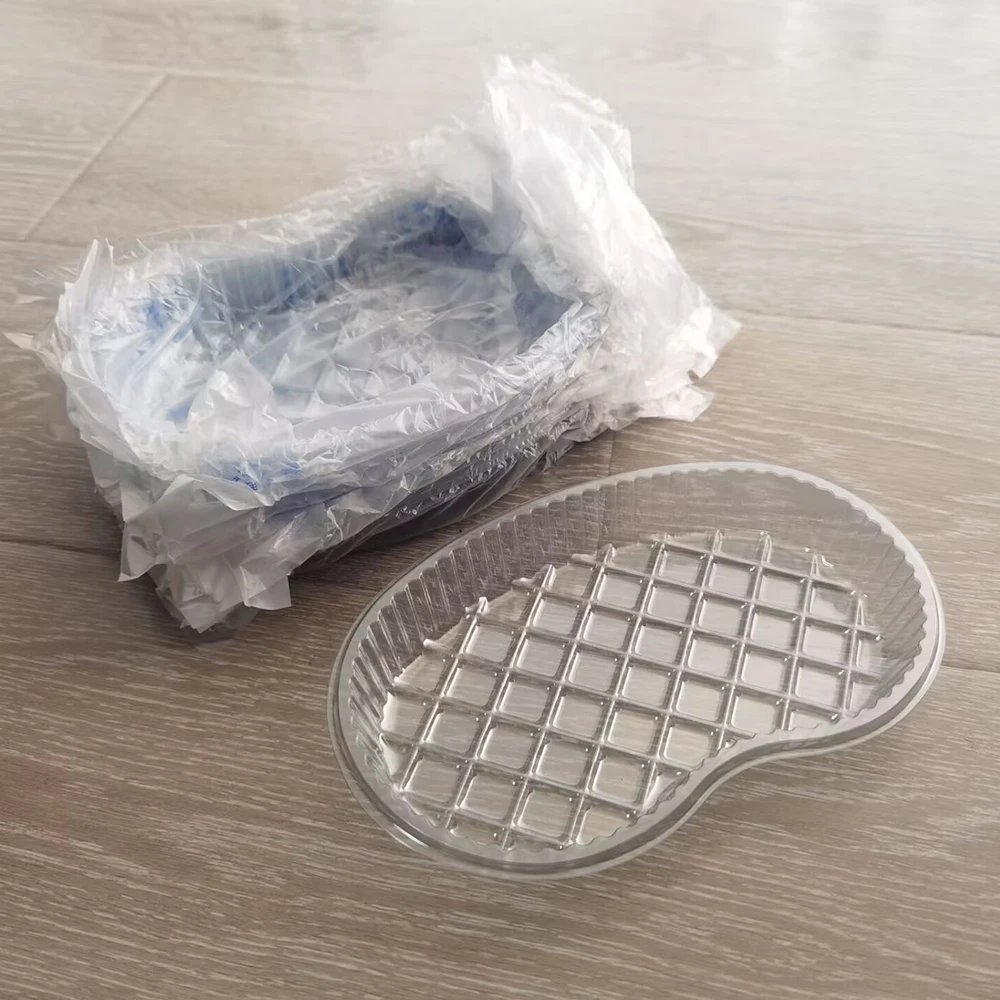 Vassoio di plastica sterile monouso da 100 pezzi Strumenti per la cura degli animali domestici Forniture per l'alimentazione di pollame e bestiame