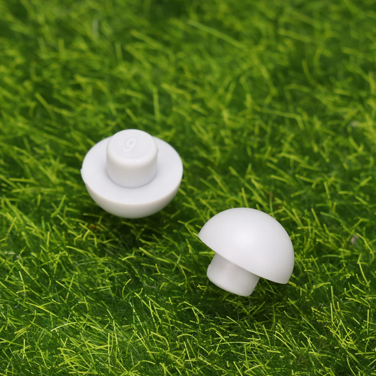 

2pcs Toilet Seat Cover Bumpers Plastic Cushioning Pad For Protection Universal Fit Grey Bathroom Accessories Spacer