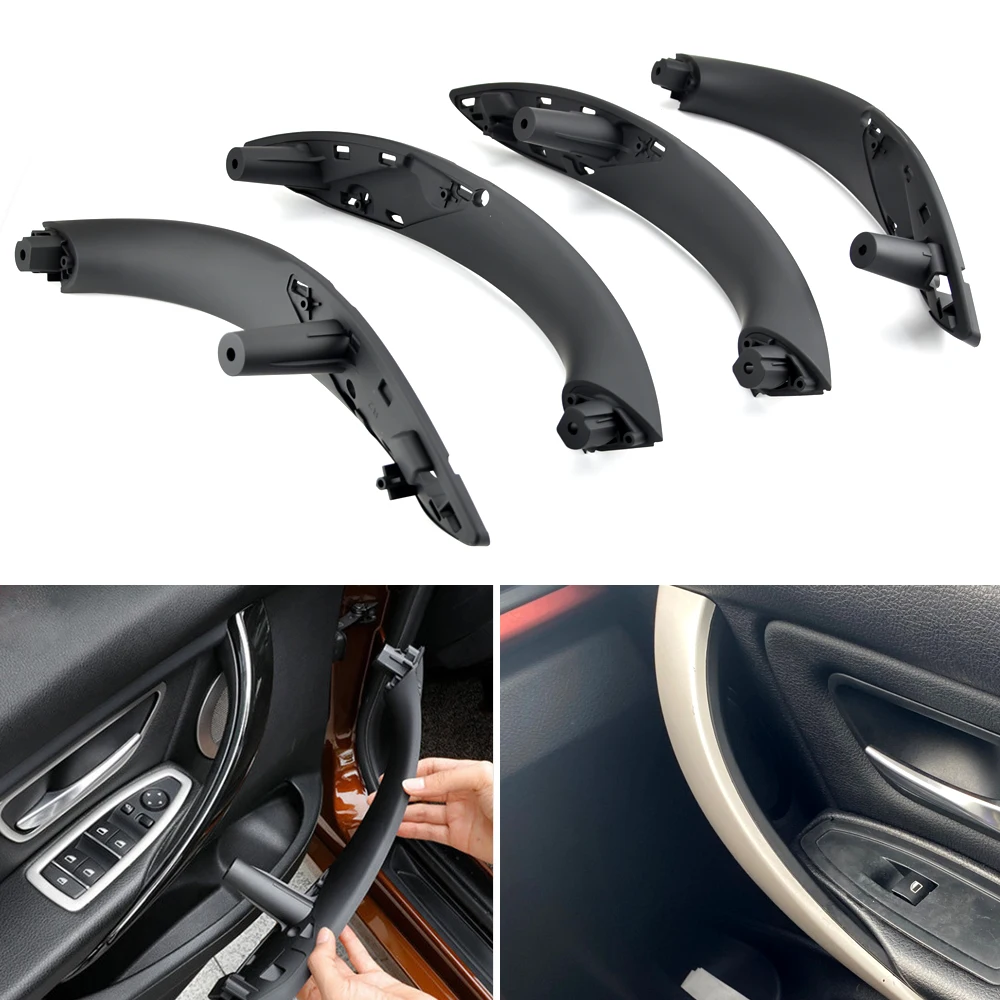 

For BMW 3 Series F30 316d 318d 320d F31 320i 325d 328dx 11-19 51417279312 ABS Car Inner Door Panel Handle Sedan Pull Trim Cover