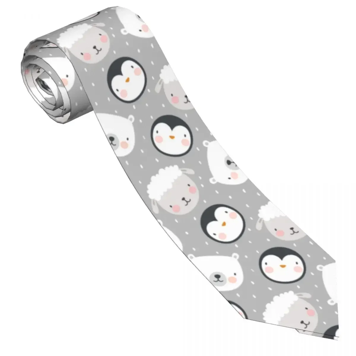 Casual Arrowhead Skinny Cute Penguin Sheep And Bear Necktie Slim Tie For Men Man Accessories Simplicity For Party Formal Tie