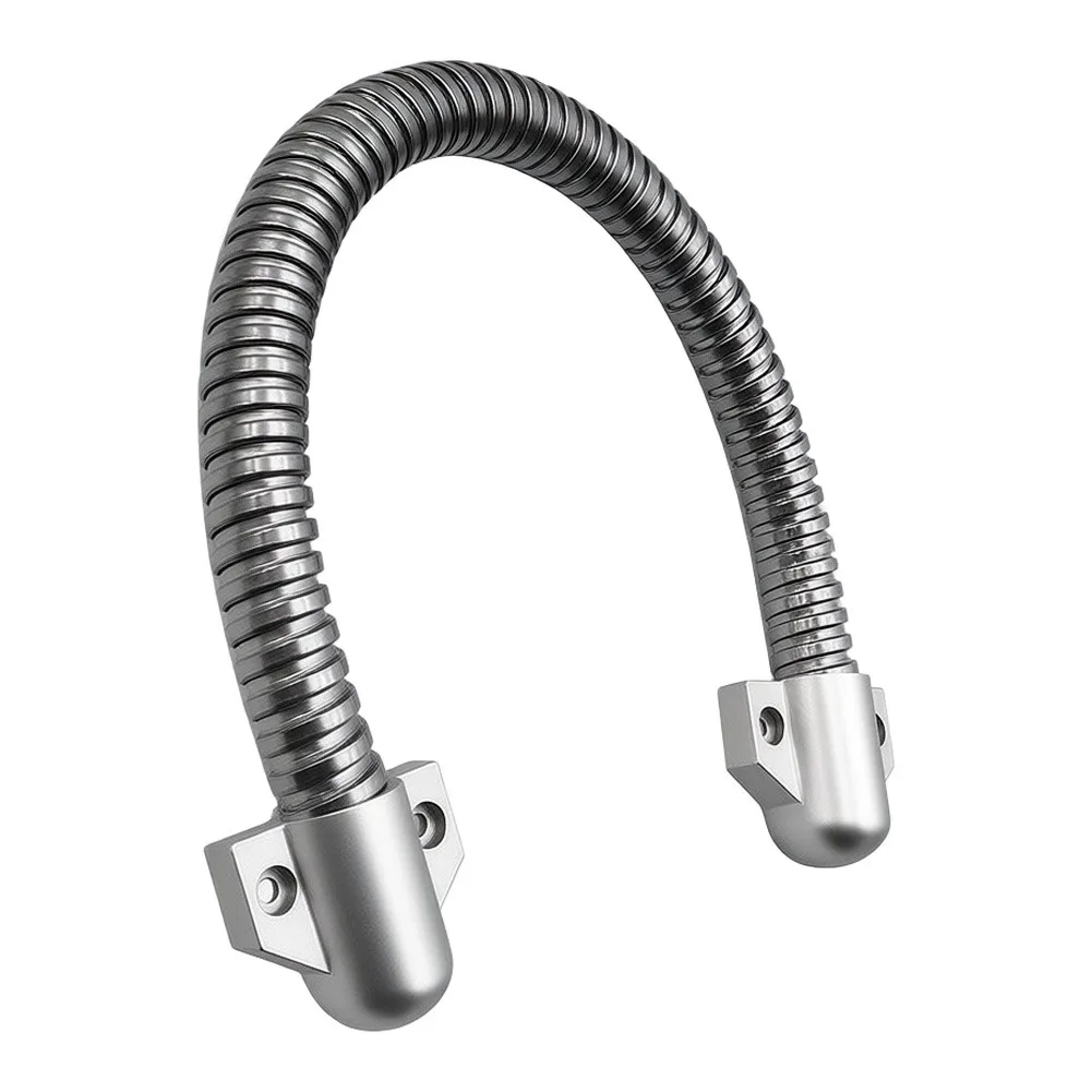 Stainless Steel Flexible Cable Conduit 40cm Length 14cm Inner Diameter for Access Control Wiring and Power Cables