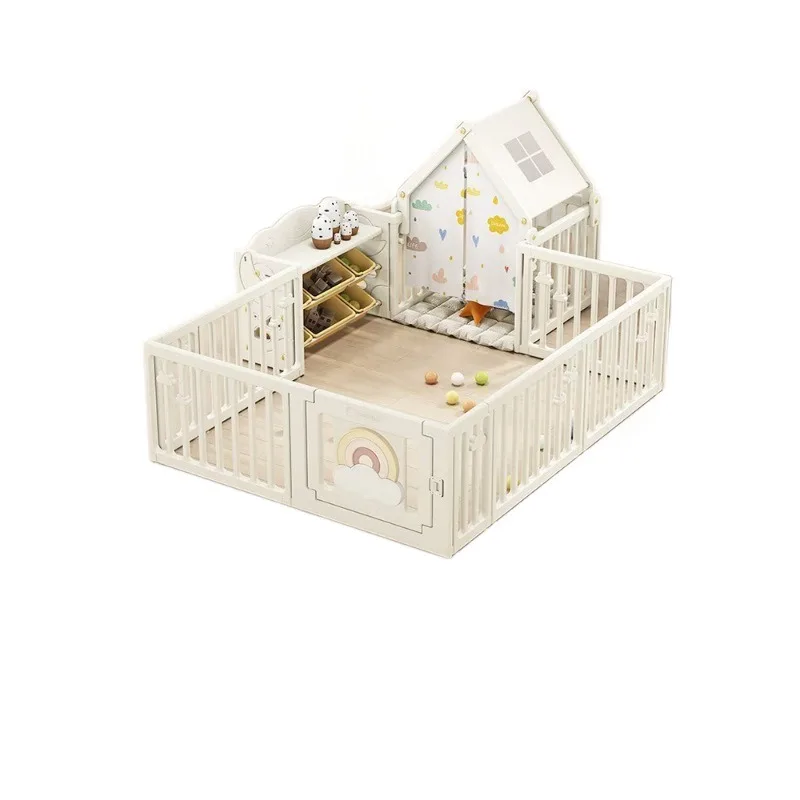 Crawling fence, infant protective fence, living room floor climbing mat, indoor household swing and other parks