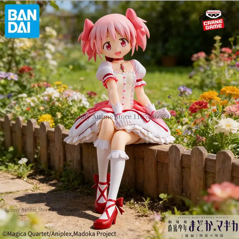 Bandai Original Banpresto Puella Magi Madoka Magica Miki Sayaka Tomoe Mami Kaname Madoka Akemi Homura Action Figure Anime Figura view 6