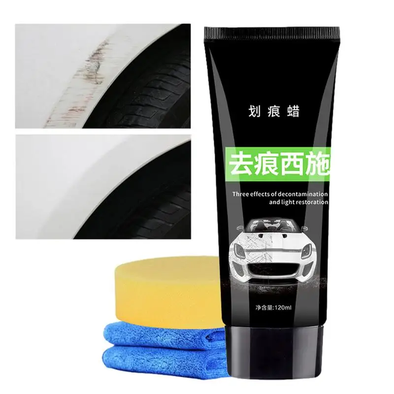 

Car Scratch Wax Car Scratch Remover For Deep Scratches 120ml Rubbing Compound For Cars Repair Paint Scratches Scuffs Water Spots