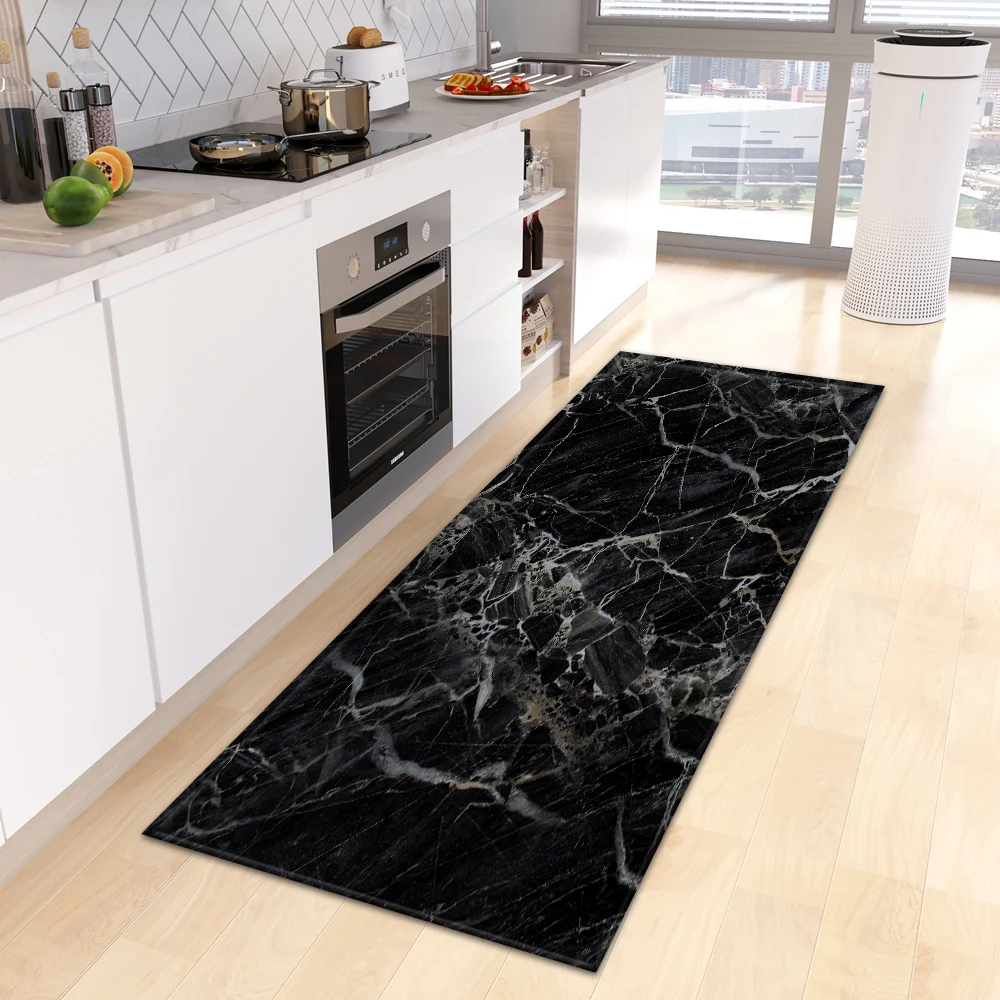 Modern Kitchen Mat Home Entrance Doormat Bedroom Children Living Room Floor Decoration Carpet Bath Hallway Balcony Anti-Slip Rug