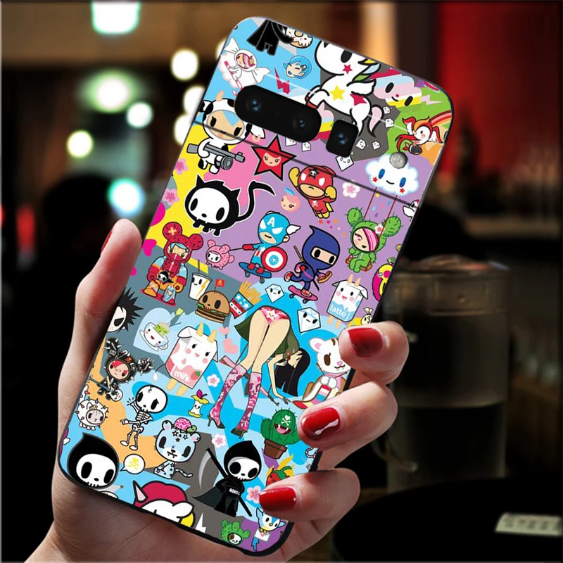 حافظة لهاتف جوجل بيكسل 10 برو XL 9 برو XL 9A 8 7 6 برو بيكسل 8A 7A 6A بكسل 8 7 6 5 لطيف اليابان توكيدوكي اليابانية