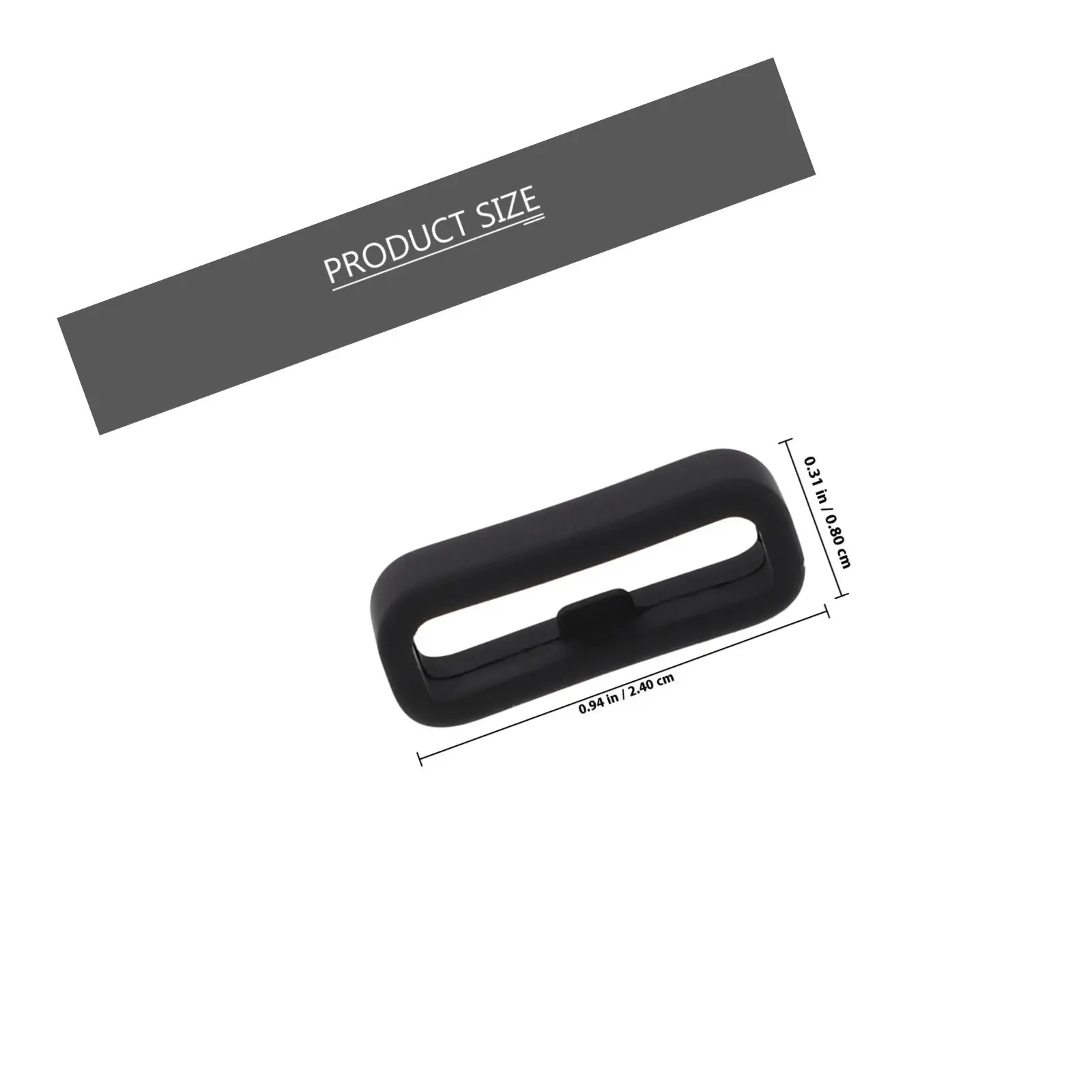 10Pcs Watchband Retainer Silicone Rings Lightweight Watch Band Loop Secure Strap Holder Fixing Accessory Watch Band Loop