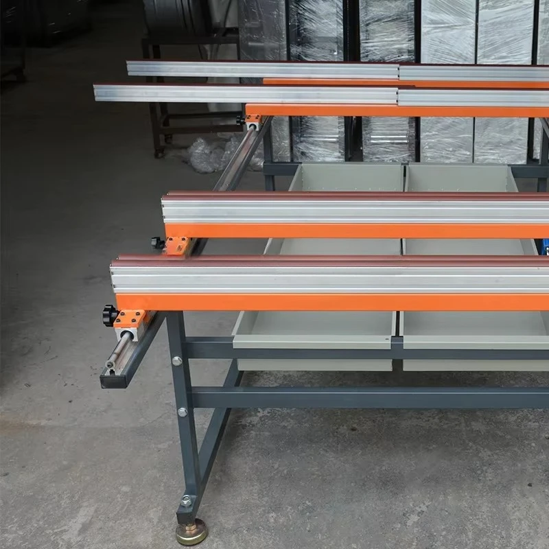 2400X2400x850mm door and window assembly table with adjustable arm and toolbox