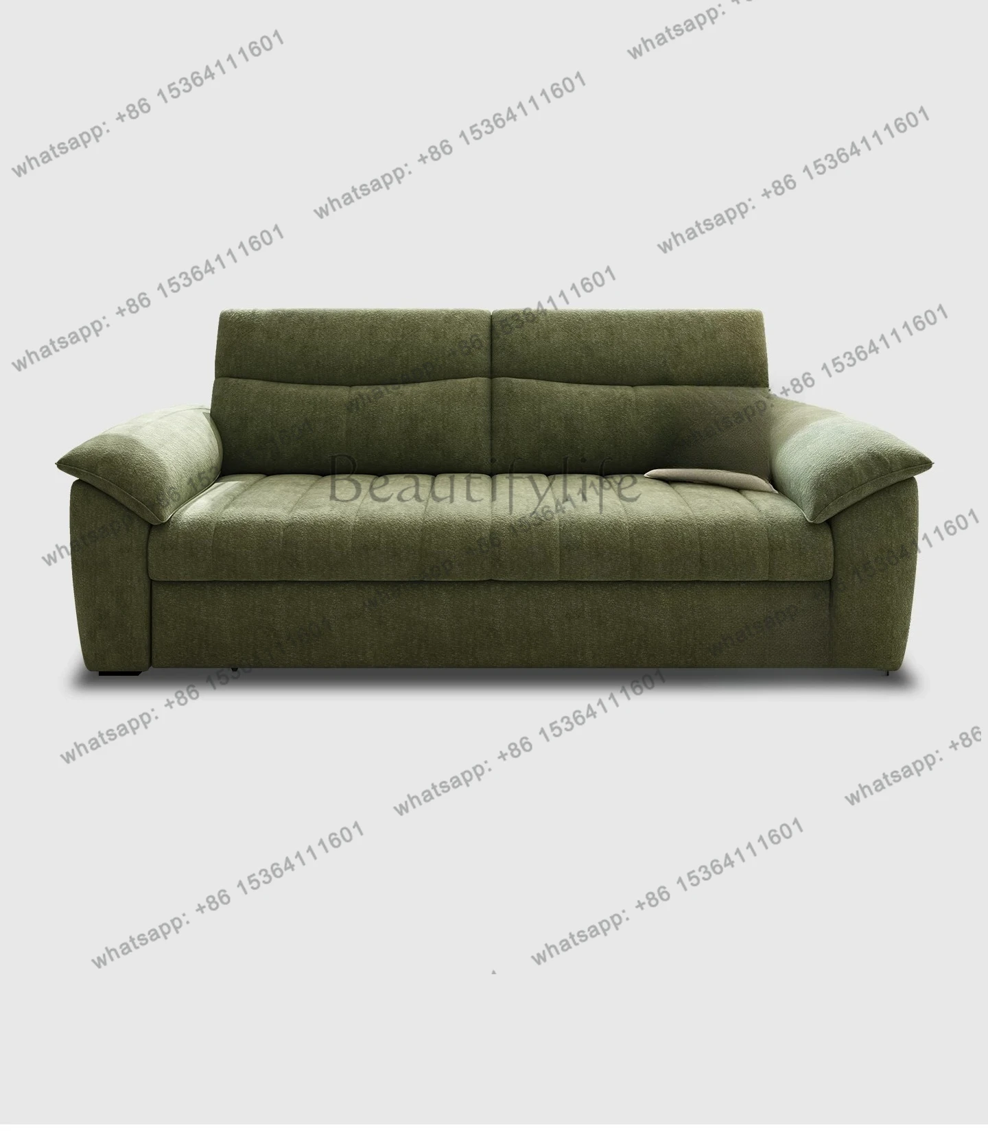 

Retro green snow sofa bed folding dual-purpose multi-functional small apartment sofa bed