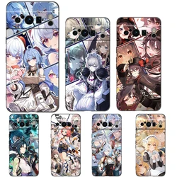 Genshin Impact  Alhaitham Phone Case For Google pixel 9 8 7 6 Pro 6A 7A 5G Silicone Shockproof Black Cover Fundas