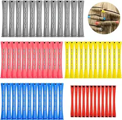 60 Pieces Hair Perm Rods Professional Hairstyling Accessory Barber Shop Hairs Curlers Hairdressing Accessories