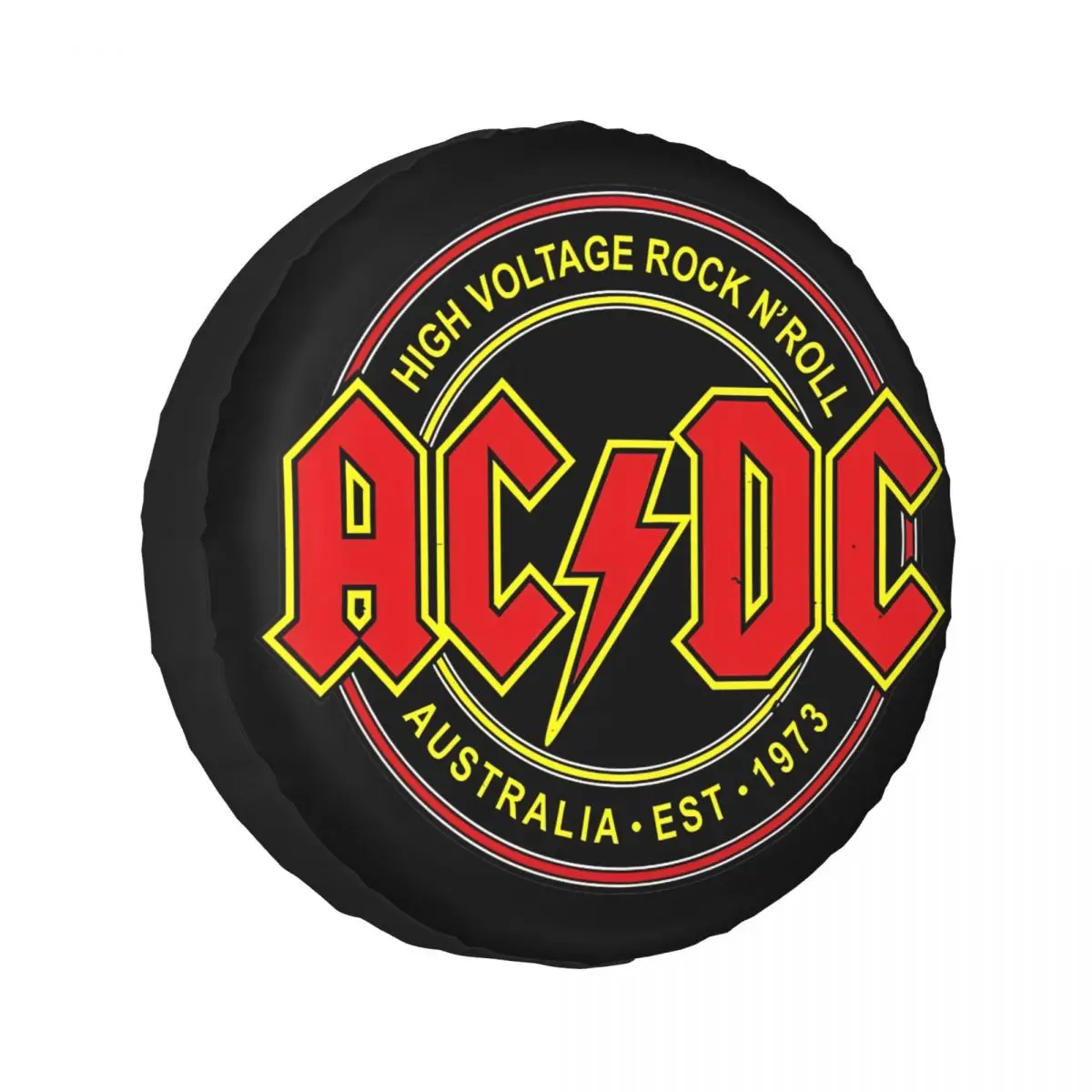 

Защитный чехол для автомобильных шин AC-DC Rock Band, 1 шт., полиэстер, для кемперов, внедорожников и автомобилей, аксессуары для авто