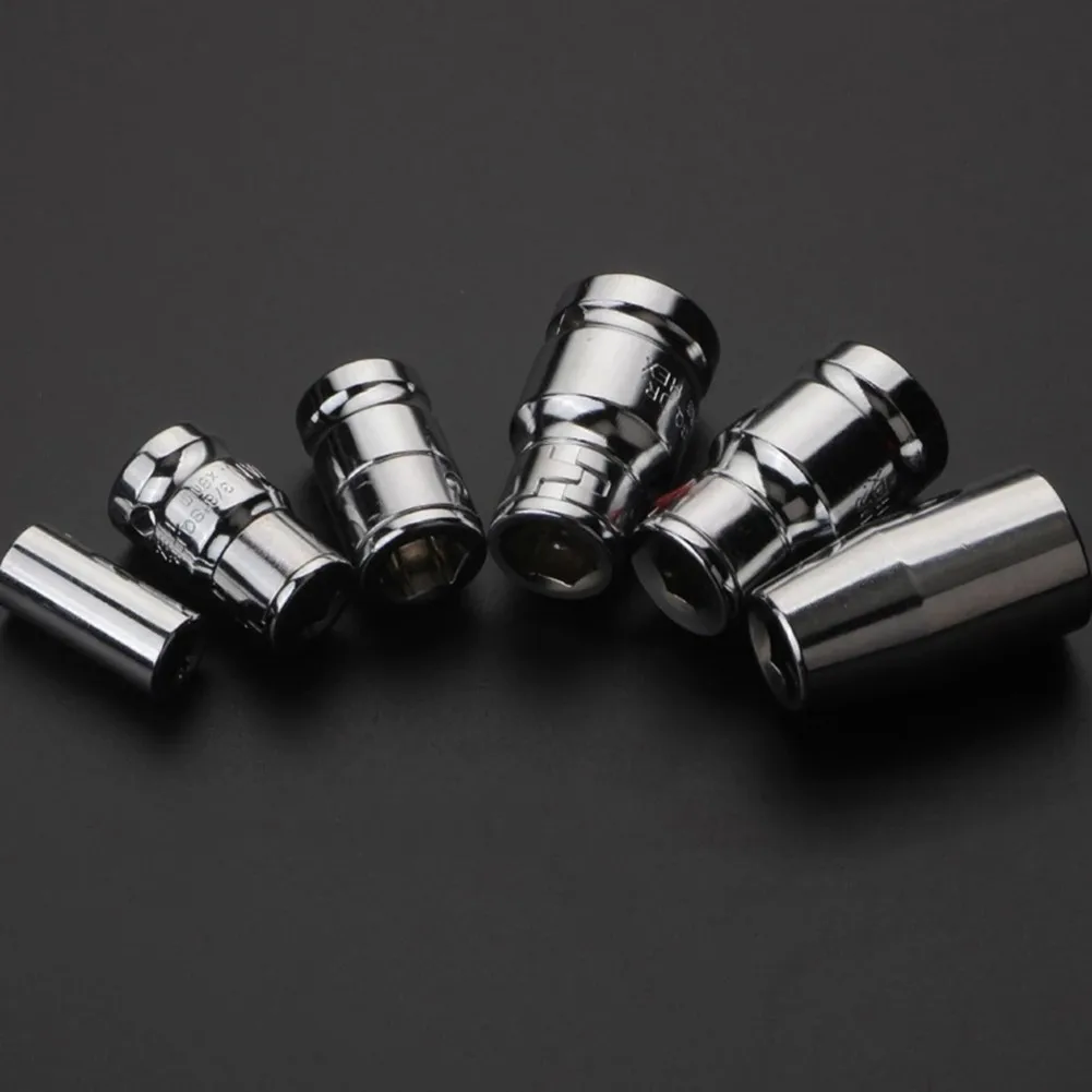 1/4 3/8 1/2 Ratchet Socket Adapter Square Drive Hex Bit Holder Electric Ratchet Wrench Adapter Impact Socket Converter Hand Tool