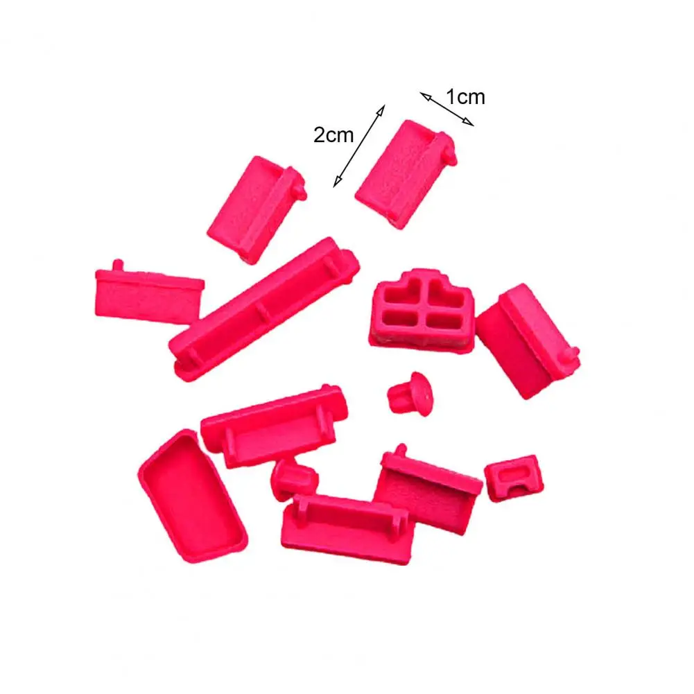13 Pcs Anti dust Plugs Portable Waterproof Plug Stopper Mini Laptop Universal USB Dust Plugs for Computer Accessories