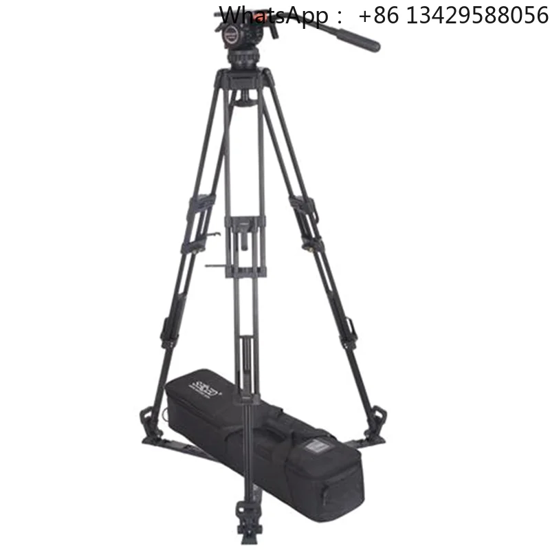 Secced Plus 1 Heavy Duty Carbon Fiber 6.9KG Payload Professional DSLR Camera Tripod with Fluid Head for Video Photography