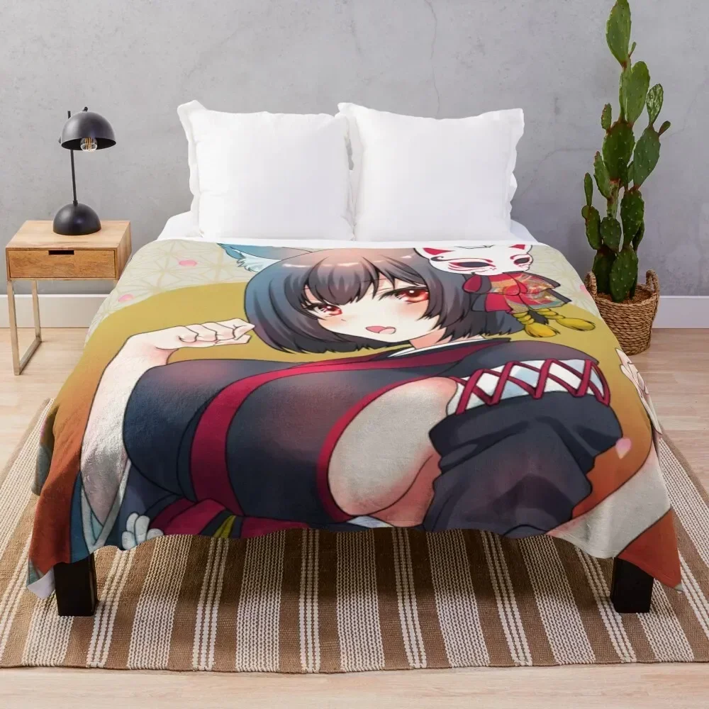 Yamashiro Cute Throw Blanket Thin Hair Blankets For Bed Blankets